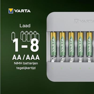 Varta Eco Charger Multi Batterijlader NiMH AAA (potlood), AA (penlite) Varta Eco Charger Multi Batterijlader NiMH AAA (potlood), AA (penlite)