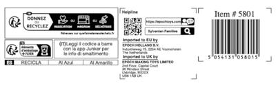 Sylvanian Families familie Hert baby's bloemenschommel