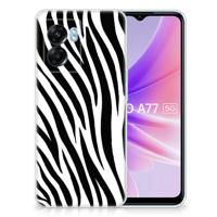 OPPO A77 | A57 5G | TPU Hoesje | Zebra - thumbnail