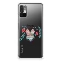 Xiaomi Redmi Note 10/10T 5G | Poco M3 Pro Telefoonhoesje met Naam Boho Summer - thumbnail