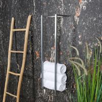 Handdoekenrek AQS Industrieel 95x25x20 cm Chroom Aqua Splash - thumbnail