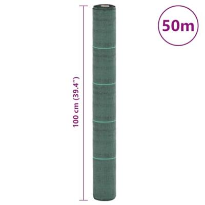 Worteldoek 1x50 m polypropeen groen - thumbnail