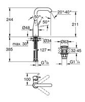 Grohe Essence Wastafelmengkraan Chroom - thumbnail