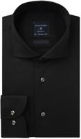 Profuomo Originale Heren Overhemd Zwart Stretch Cutaway Super Slim Fit - thumbnail