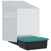 Kippennestkast 1 compartiment Wandmontage gegalvaniseerd staal - thumbnail