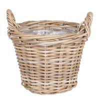 Van der Leeden aardappelmand 30 cm antiek grijs - thumbnail