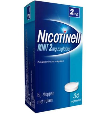 Nicotinell Zuigtablet Mint 2 mg - voor stoppen met roken