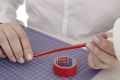 tesa PERFECT 56343-00038-03 Textieltape tesa extra Power Rood (l x b) 2.75 m x 38 mm 1 stuk(s)