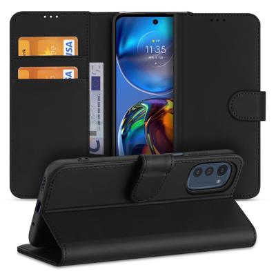 Book Case Hoesje voor de Motorola Moto E32 | E32s Zwart met Pasjeshouder Book Case Hoesje voor de Motorola Moto E32 | E32s Zwart met Pasjeshouder