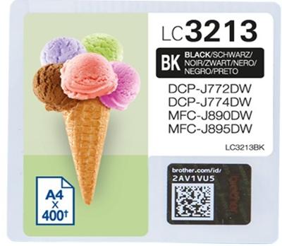 Originele inktcartridge Brother LC-3213BK Zwart