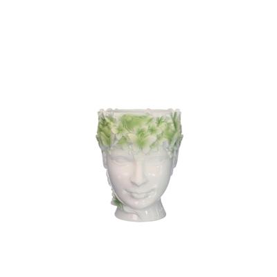 Bloempot Lady nature 14x12xH14,5cm groen