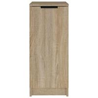 Schoenenkast 30x35x70 cm bewerkt hout sonoma eikenkleurig - thumbnail