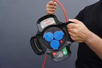 Brennenstuhl rubberen kabelspoel Compact IP44 10m AT-N05V3V3-F 3G1.5 - 1169717100 - thumbnail