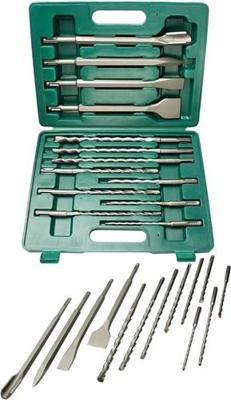 Brüder Mannesmann Boor- beitelset 13 dlg SDS+ (Hobby) - 12588