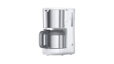 Braun KF 1505 WH Koffiezetapparaat RVS, Wit