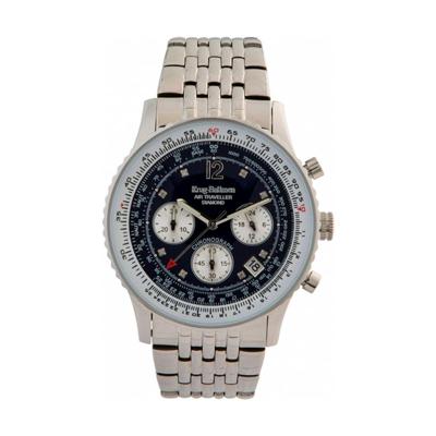 Krug Baumen Air Traveller Diamond 400304DS Heren Horloge 40mm 3 ATM Krug Baumen Air Traveller Diamond 400304DS Heren Horloge 40mm 3 ATM
