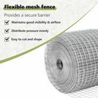 VidaXL Hek met paal zilver 0,6 x 25 m staal - thumbnail