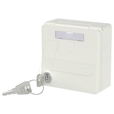 Metz Connect Modul-Unterputz-Gehäuse mit Klappdeckel und Schloss Behuizing Opbouw (op muur) Metz Connect Modul-Unterputz-Gehäuse mit Klappdeckel und Schloss Behuizing Opbouw (op muur)