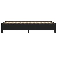 Bedframe zonder matras 90x200 cm stof zwart - thumbnail