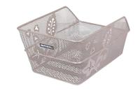 Basil Fietsmand cento flower achtermand 24 x 38,5 x 11 cm - nude metallic - thumbnail