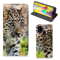 Samsung Galaxy M31 Hoesje maken Baby Luipaard - thumbnail