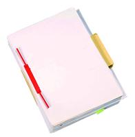 Q-CONNECT archiefbinder D-clip, doos van 100 stuks, rood - thumbnail