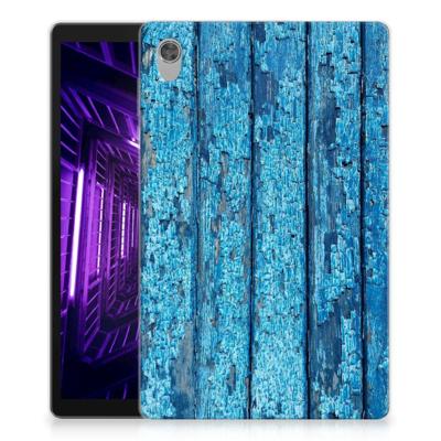 Lenovo Tab M10 HD (2de generatie) Silicone Tablet Hoes Wood Blue Lenovo Tab M10 HD (2de generatie) Silicone Tablet Hoes Wood Blue