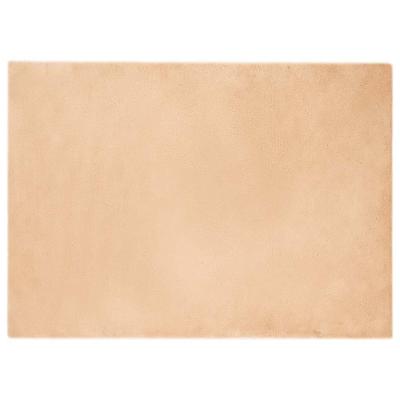 Nep Konijnenbont Tapijt Taupe 200 x 280 cm Polyester