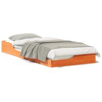 Bedframe Wasbruin 80 x 210 cm Massief hout - thumbnail