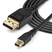 DisplayPort Mini naar DisplayPort Kabel Startech DP14MDPMM2MB Zwart - thumbnail