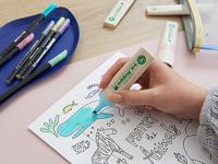 Markeerstift edding 24 eco 2-5mm pastel blauw | 10 stuks - thumbnail