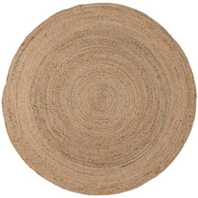WOOOD Rond Vloerkleed 'Ross' 150cm, kleur Naturel