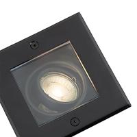 QAZQA Moderne grondspot zwart verstelbaar IP65 - Oneon - thumbnail