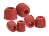 COMPLY T-400, oortelefoontips, rood, gemengde maten - thumbnail