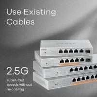 Zyxel XMG-105 Unmanaged 2.5G Ethernet (100/1000/2500) Grijs - thumbnail