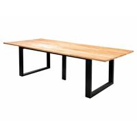 Kaihou tafel 300x100cm aluminium black teak Yoi - Yoi - thumbnail