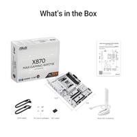 Asus X870 MAX Moederbord Socket AMD AM5 Vormfactor ATX Moederbord chipset AMD® X870 - thumbnail