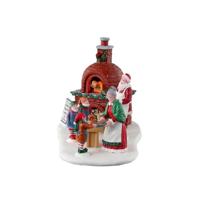 Lemax mrs. claus&apos; gingerbread bake verlicht kerstdorp tafereel Santa&apos;s Wonderland 2023 - thumbnail