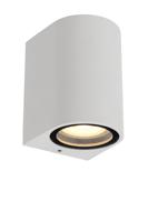 Lucide ZARO - Wandspot / Wandlamp Binnen/Buiten - 1xGU10 - IP44 - Wit - thumbnail