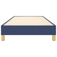 Boxspring Bedframe Blauw 100x200 cm Stof - thumbnail