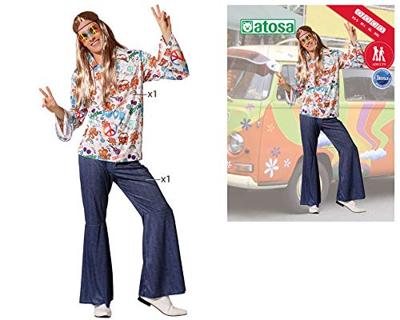 Kostuums voor Volwassenen Hippie - Maat: M/L - Maat: M/L