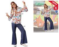 Kostuums voor Volwassenen Hippie - Maat: M/L - Maat: M/L - thumbnail