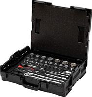 Wiha Dopsleutel- en bitset 1/4" en 1/2" | 60-delig | Incl. L-Boxx - 44685 - thumbnail