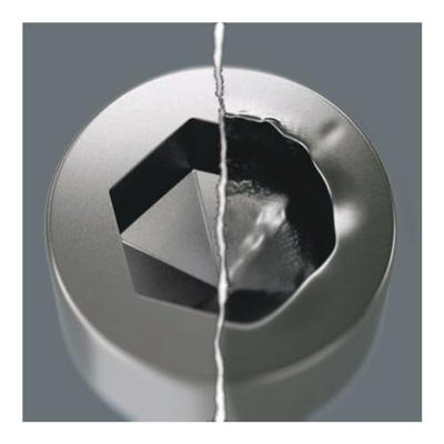 Wera 3840/1 TS Bits Zeskant, RVS, Hex-Plus, 5.0 x 25 mm - 1 stuk(s) - 05071075001 Wera 3840/1 TS Bits Zeskant, RVS, Hex-Plus, 5.0 x 25 mm - 1 stuk(s) - 05071075001