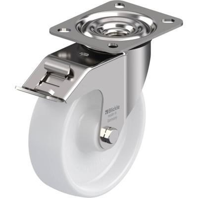 Blickle LEX-PO 125XR-FI Zwenkwiel met rem Wieldiameter: 125 mm Draagvermogen (max.): 150 kg 1 stuk(s)