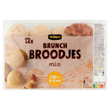 Jumbo Brunch Broodjes Mix 12 Stuks 300 g