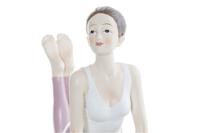 Decoratieve figuren DKD Home Decor Roze Yoga Scandi 16 x 6 x 13 cm - thumbnail