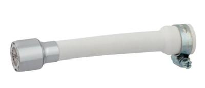 Kirchhoff Kunststof klemslang, chroom/wit, met jetbreaker - 987151413