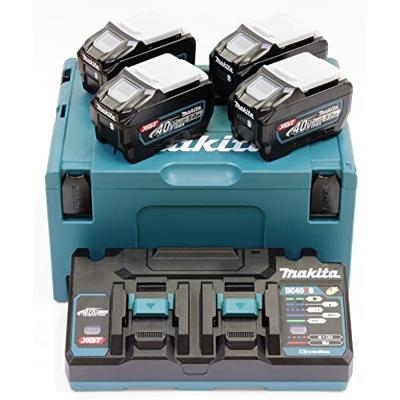 Makita Accu Starterset XGT DC40RB 4xBL4050F - 191U42-2