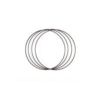Vaessen Creative • metalen ringen set ø20cm 3mm zwart 4x - thumbnail